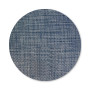 Basketweave Woven Vinyl Round Placemat