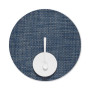 Basketweave Woven Vinyl Round Placemat