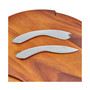 Nambe 15" Wood Cheese Block with Magnetic Knife and Spreader