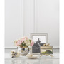 Calla Lily Handled Oval Tray