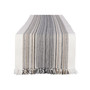 Striped Fringed Table Runner, 14" x 108"