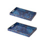 Modern Chic Rectangular Trays, Set of 2