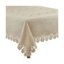 Lace Tablecloth with Rose Border Design, 54" x 54"