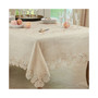 Lace Tablecloth with Rose Border Design, 54" x 54"