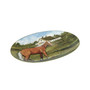 York Stables Oval Platter 16"