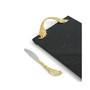 Plume 2 Piece Cheeseboard with Knife Set