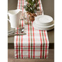 Kitchen and Table Top Jolly Tree Collection Table Runner, Nutcracker Plaid, 14" x 72"