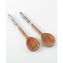 Laurie Gates Two piece serving set in wood and marble
