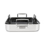 3-Ply Stainless Steel Roasting Pan with Nonstick Rack