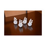 Rose Napkin Ring Set of 4