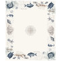 Seaside Postcard Tablecloth -  70" x 84"