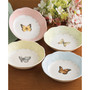 Butterfly Meadow Porcelain Fruit Dishes, Set of 4