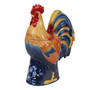 Indigo Rooster 3-D Roostrer Cookie Jar