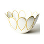 by Laura Johnson Deco Gold Scallop Bowl