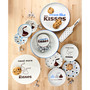 Hershey Dinnerware Designed Bowl Set, 9 Piece