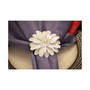 White Pearl Flower Napkin Ring