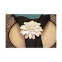 White Pearl Flower Napkin Ring