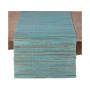 Shimmering Woven Nubby Texture Water Hyacinth Table Runner