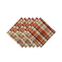 Pumpkin Spice Plaid Napkin Set