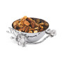 White Orchid Nut Bowl