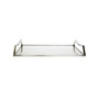 Oblong Mirror Serving Tray with Handles