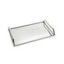Oblong Mirror Serving Tray with Handles