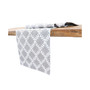 Piluki Leaf Crewel Embroidered Table Runner