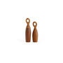 Portables Wood Salt and Pepper Mill, 8"