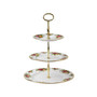 Old Country Roses Cake Stand Three-Tier