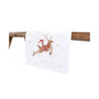 Reindeer with Gifts Embroidered Christmas Table Runner
