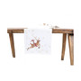 Reindeer with Gifts Embroidered Christmas Table Runner