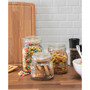 Portland Square Glass Canisters, Set of 3