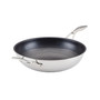 Clad Stainless Steel 12.5" Induction Stir Fry Pan