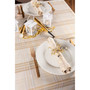 Metallic Plaid Tablecloth