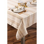 Metallic Plaid Tablecloth