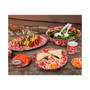 Red Swirl Enamelware Collection 4 Quart Serving Bowl