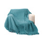 Knit Zig Zag Textured Woven Micro Chenille Throw