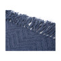 Knit Zig Zag Textured Woven Micro Chenille Throw