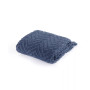 Knit Zig Zag Textured Woven Micro Chenille Throw