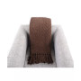 Knit Zig Zag Textured Woven Micro Chenille Throw