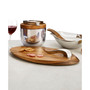 Nambe Swoop Cheese Board & Knife
