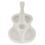 2 Piece Serving Set -3D Guitar Platter Chip and Dip