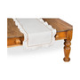 Hemstitch or Ruffle Trim Hemstitch Table Runner, 16" x 54"