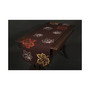 Rustic Autumn Embroidered Fall Table Runner, 36" x 16"