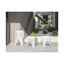 Mallorca Stackable Rattan Top Side Table, set of 2