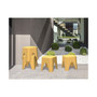 Mallorca Stackable Rattan Top Side Table, set of 2