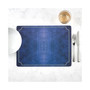 Blue Croc Placemats, Set of 4