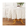 Window Pane Tablecloth Single Pack 70" Round