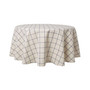 Window Pane Tablecloth Single Pack 70" Round
