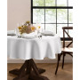 Laurel Solid Texture Water and Stain Resistant Tablecloth, 60" x 84" Oval